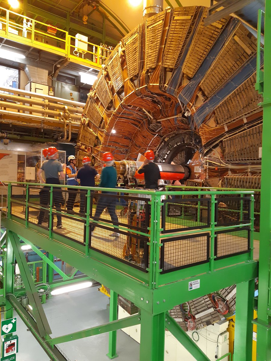 WendyTechWriter's tweet photo. CERN's Open Days programme was on a year ago today. We were allowed in those blocks of computing power, but really, everyone wants to see the action underground.
#CERN #CERNOpenDays #WomenInSTEM https://t.co/cpklq2OyS6