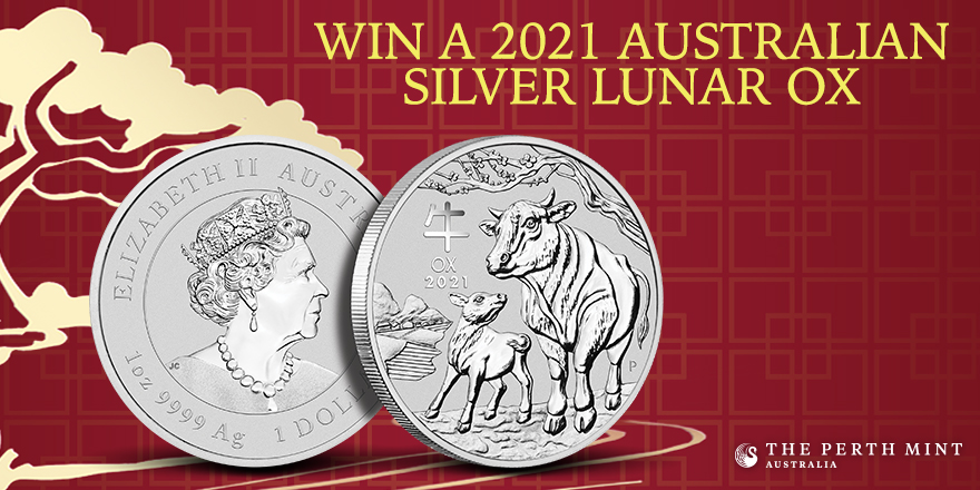 APMEX's tweet photo. 🔔 Twitter Giveaway 🔔

Retweet 🔁 for your chance to win this awesome 2021 Australia 1 oz Silver Lunar Ox BU from @perthmint! The winner will be announced on 9/21/2020 by their Twitter username. Good luck! 😎 https://t.co/2CjT3tVqcI