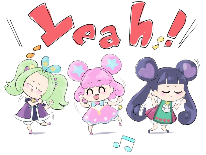 プリチャンのキラッCHUたちの絵 