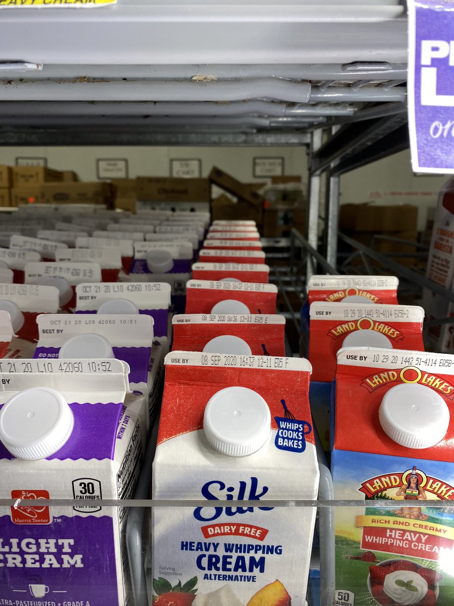 Hey <a href="/HarrisTeeter/">Harris Teeter</a>! I wanted to buy some <a href="/LoveMySilk/">Silk</a> whipping cream today, but every single carton expired on Sept. 8. ☹️ What’s up with that? This was your Chapel Hill North location.