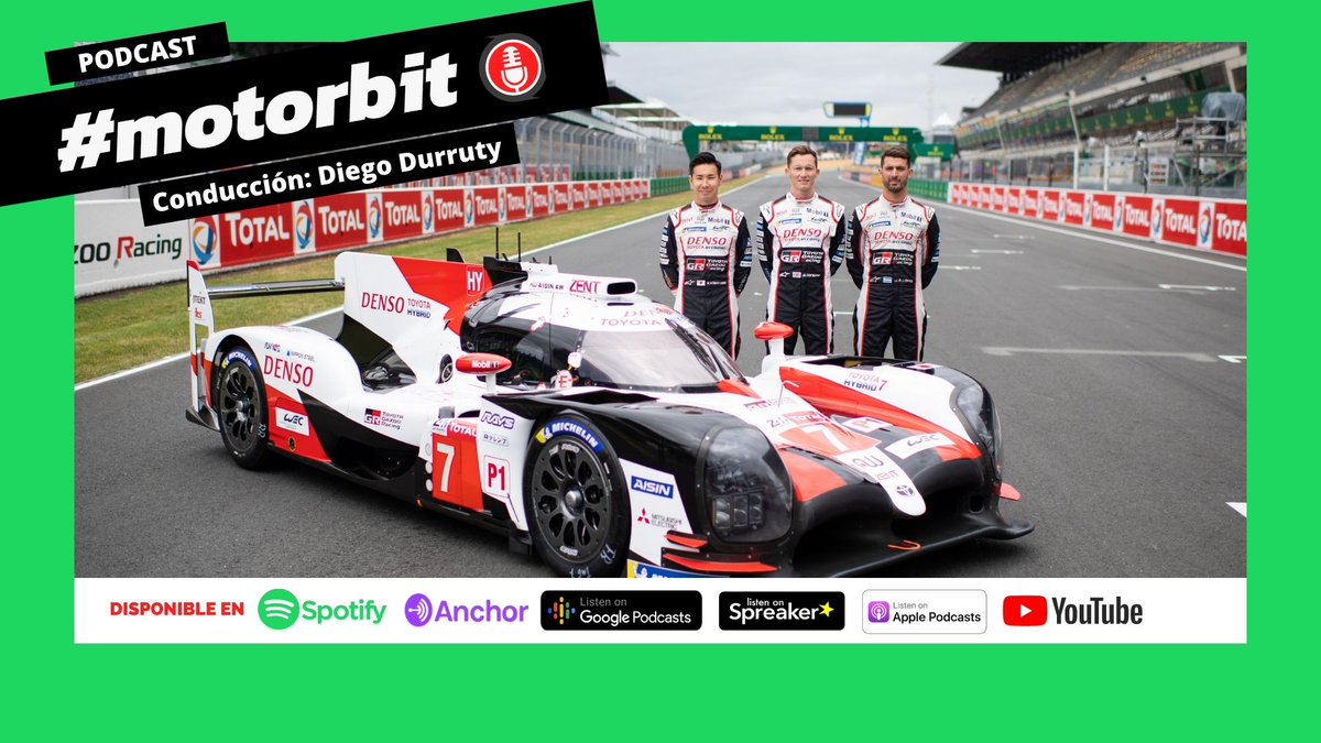 AutomundoArg's tweet photo. 🎙️Episodio extra de #motorbit, el podcast de https://t.co/wtAiENWjx5. Y el motivo es especial: @pechito37 nos cuenta sus expectativas para #LeMans24.
🎧Escuchalo en https://t.co/7bfIoElBGP 👉 https://t.co/60j7l1g7AR
🎧Escuchalo en #spotifypodcasts👉 https://t.co/Dd1v5AtJ7U https://t.co/ns6WNGoTN1