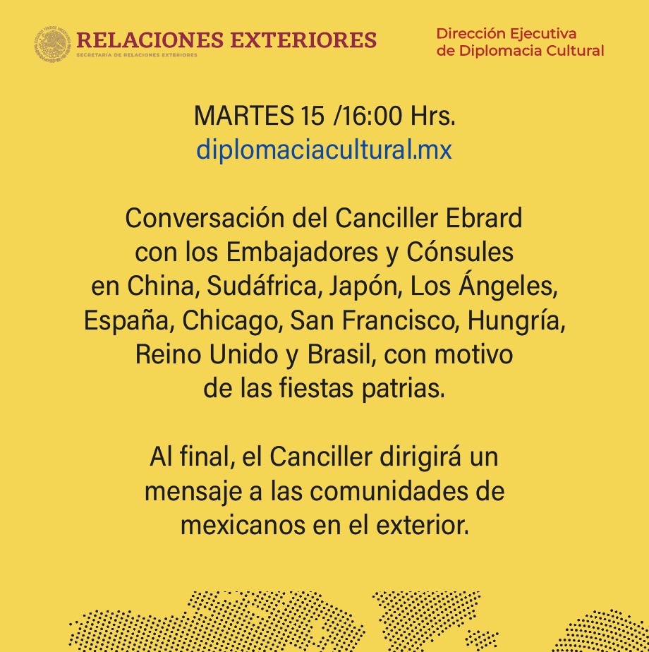 Diplomacia Cultural MX tweet media