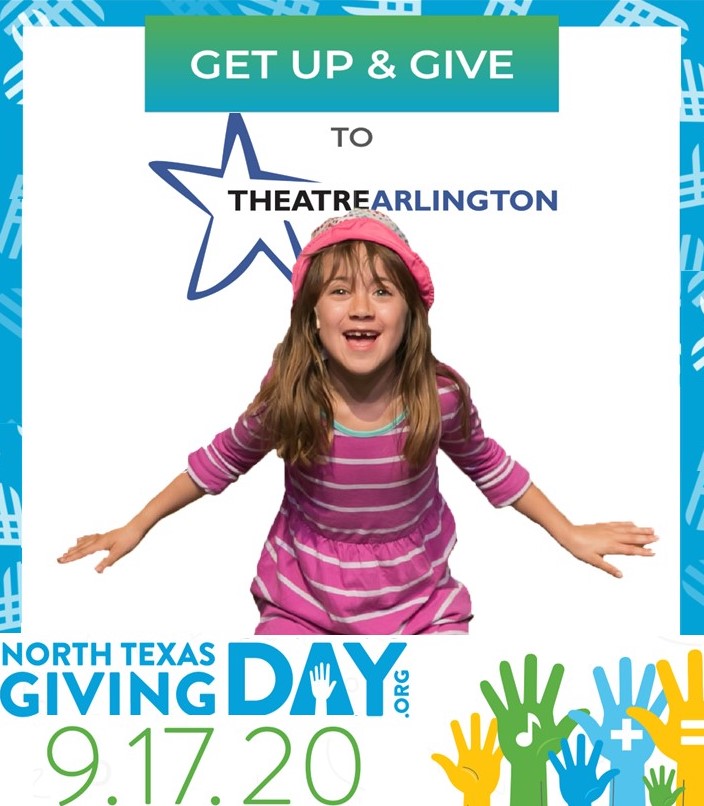 YOUR Gift Matters! 🧡Everyone can be a philanthropist on North Texas Giving Day! We hope you will Get Up &amp;Give to Theatre Arlington on Thursday...or better yet, you can donate early! northtexasgivingday.org/theatre-arling…
#NTxGivingDay
