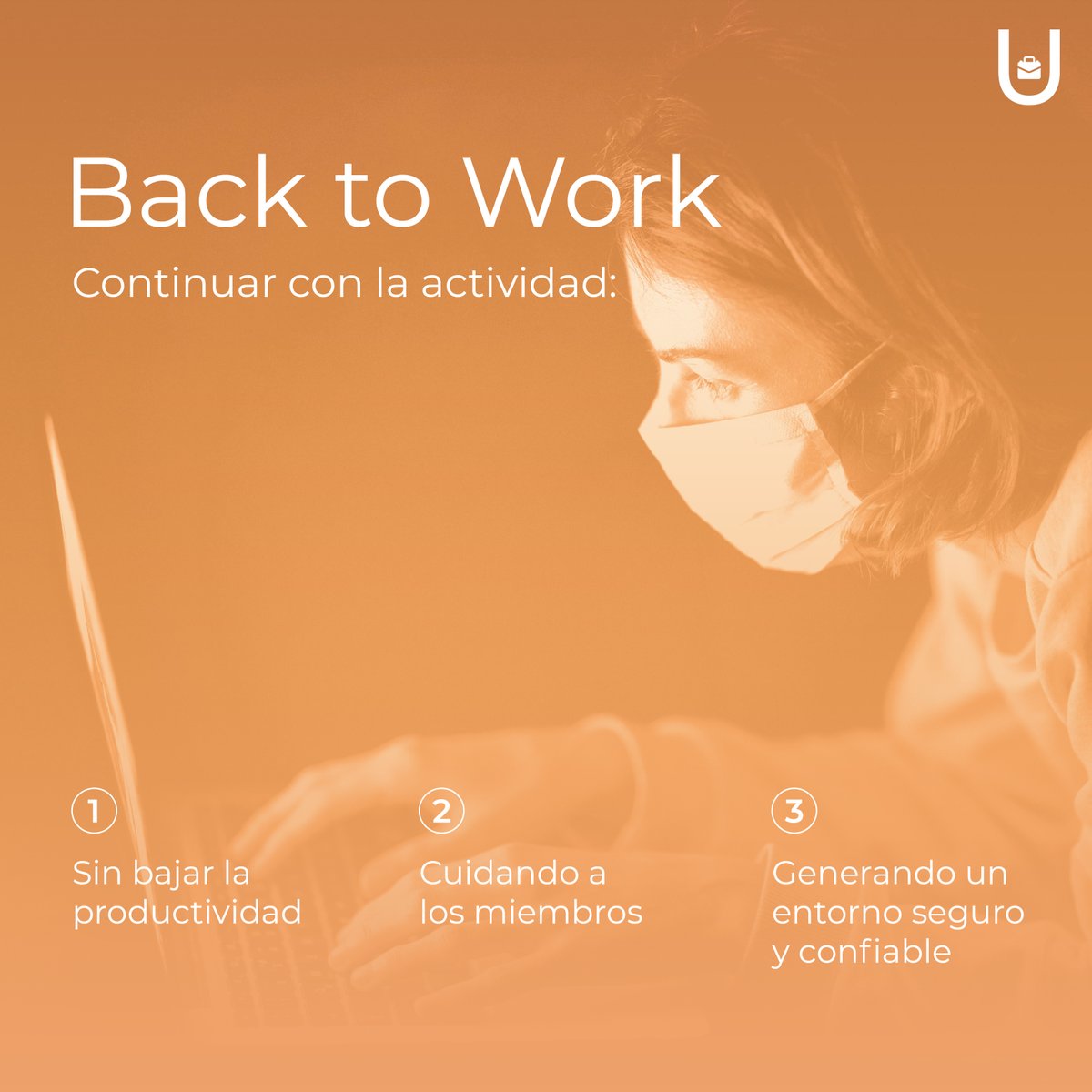 Urbetrack1's tweet photo. ¿Por qué reforzar la estrategia de regreso al lugar de actividad con nuestra app BACK TO WORK?
🦠😷💻📲
#covid19 #app #tecnologia #software #soluciones #backtowork #business #aplicacionesmoviles #appmobile #bioseguridad https://t.co/5J5RuXUEBU