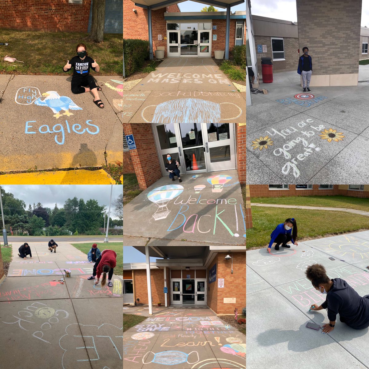 What a great weekend full of volunteering! We’re so impressed by all of your kind messages and beautiful drawings. We know the students and staff loved it!💙🤍 Check out our Instagram @ Tartan_nhs for more pictures and videos!