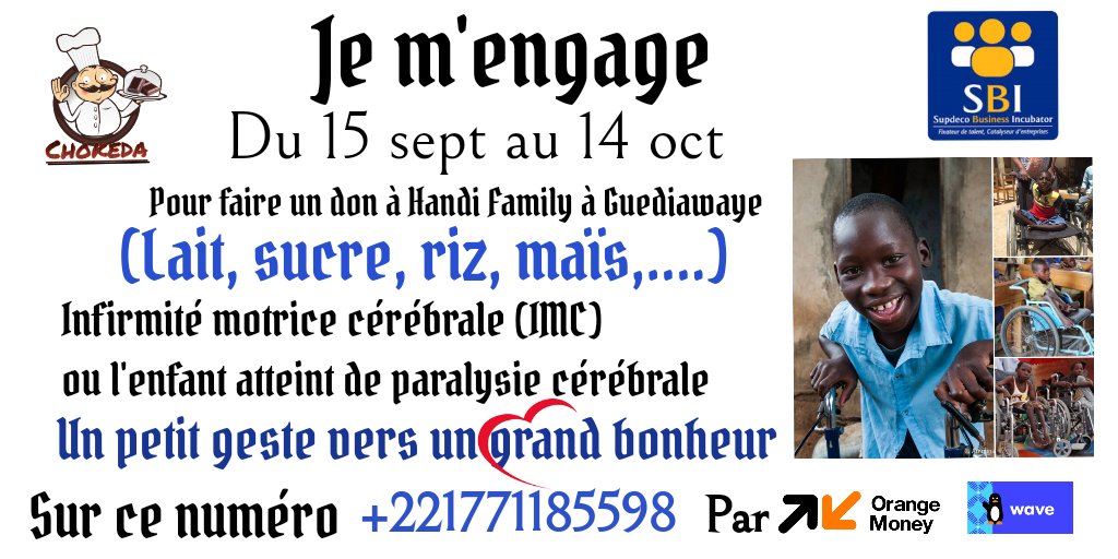 chokeda1's tweet photo. Fait un geste pour voir le sourire sur le visage d'un enfant.
#kebetu #Handicap #handicapper #SanteMentale #IMC https://t.co/jOP91YbPEQ