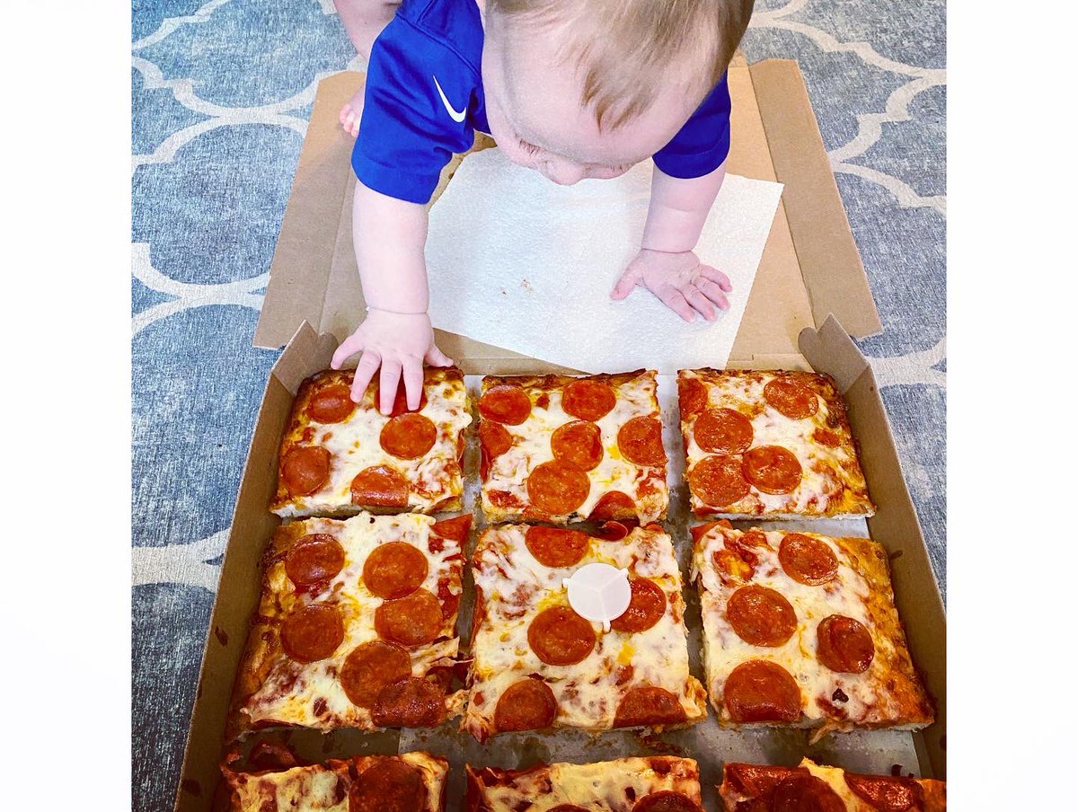 Jenga24Boom's tweet photo. @rush_cooper your youngest fan! 9 months today and a fellow red head! https://t.co/tyDFPtFDMH