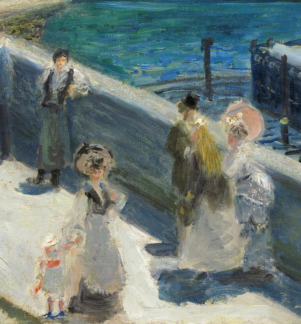 John Rewald'ın anlattığına göre, Renoir bu resmi iki kahve parası ödediği bir kafenin ikinci katından resimlemiş. Hatta kardeşi Edmond, Renoir'ın figür taslakları alabilmesi için yoldan geçenleri çeşitli bahanelerle durdurmuş💙

Pont Neuf, Paris | Renoir, 1872.