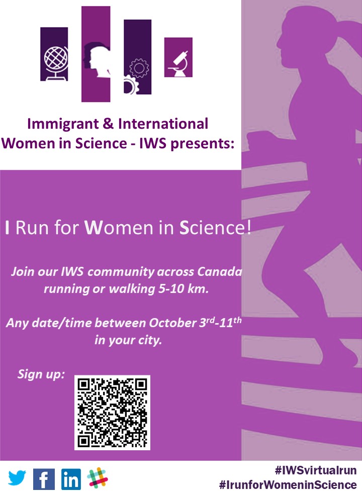IWS_Network's tweet photo. To celebrate summer's end & restart the academic year with a surge of energy,
@IWS_Network invites you to our virtual walk/run from Oct 3-11. Join the "I run for Women in Science" campaign! RSVP👇
https://t.co/6c1fI3hdGf
#IrunforWomeninScience #IWSrun #StrongerTogether https://t.co/uBG9NTW2Vf