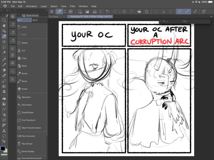 Drawing the OC corruption meme starting now with @bunnybottle!

Twitch: https://t.co/DxVGNKcVx4 