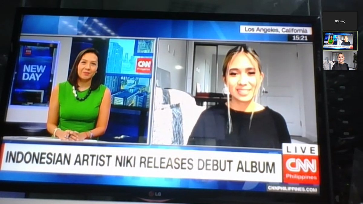 88rising's tweet photo. NIKI LIVE ON @CNNPhilippines ❤️ https://t.co/faYYmE9FUM