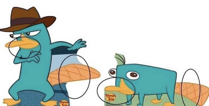 guys did you know Agent P and Perry the Platypus are the same person