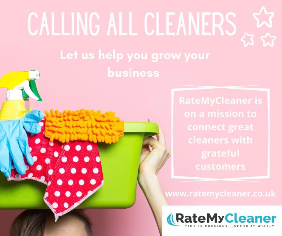 CleanerRate's tweet image. ratemycleaner.co.uk