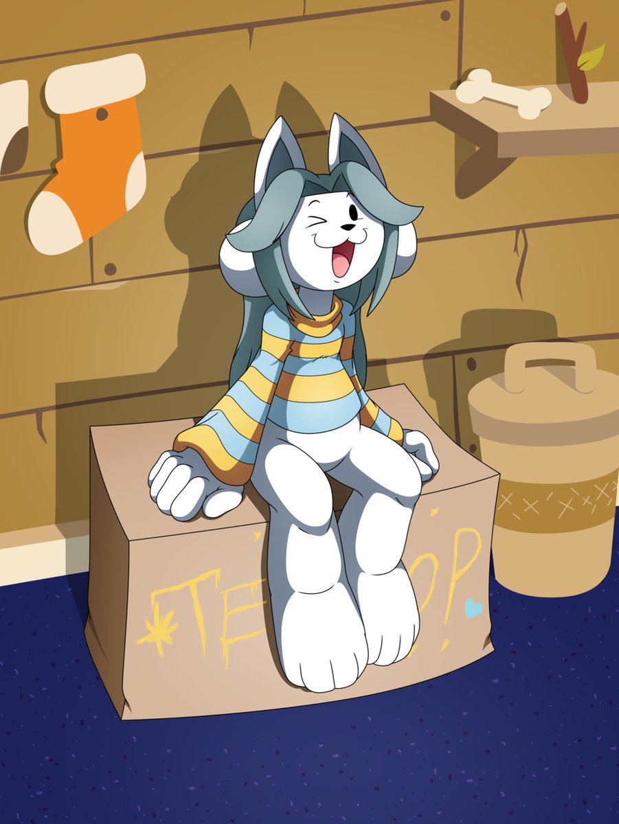 Emiridian's tweet photo. A Silly cute Temmie for Undertale anniversary~!
(And the tags (?)
#undertale #undertale5周年 #undertale5thAnniversary #happybirthdayundertale #temmie #temshop #fanart https://t.co/cxgz6t4oTX