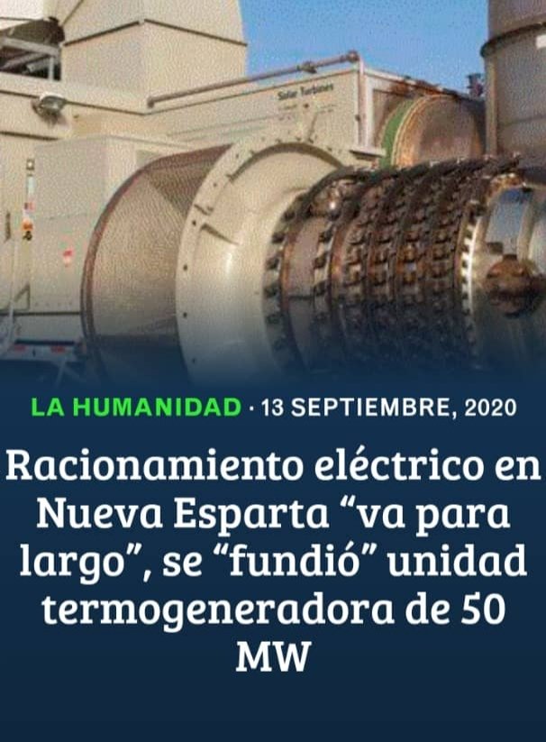 FayruzHB's tweet photo. Sin Gasolina y ahora sin luz! 
#NuevaEsparta esta viviendo una real catástrofe, incontrolable contagio de Covid-19, sin gasolina y ahora tenemos que soportar 2 cortes de luz al día. Parece novela de terror: "Dante, el niño destructor funde motores"... https://t.co/pnvNQsx5Zy