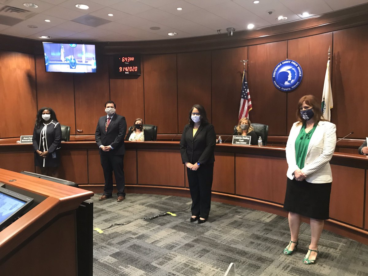 Congratulations on your official #oneCCPS School Board announcement as principal!  <a href="/GRES_Principal/">Jenny Andrews</a> <a href="/ElizabethSBaber/">Elizabeth Baber</a> <a href="/moldminds/">Dr. Monique L. Booth</a> <a href="/SherylDoswell/">Sheryl Harris</a> <a href="/principalhayes1/">Arianne Hayes</a> <a href="/MJRodney21/">MJ Rodney</a> <a href="/Lovethekids16/">Natasha Lan'ee Wade</a> <a href="/amanda_voelker/">Amanda Voelker</a> - great <a href="/ccpsinfo/">Chesterfield Schools</a> leaders!