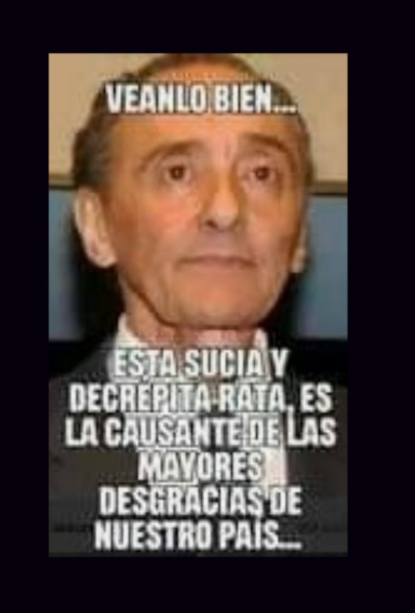 Antiopereta1's tweet photo. #OposicionPartida
Este personaje nefasto es la causa de todos los males, junto al poder establecido empresarial y la embajada de EEUU.
Todo se paga en vida Magnetto. https://t.co/0ohoNFU9CJ