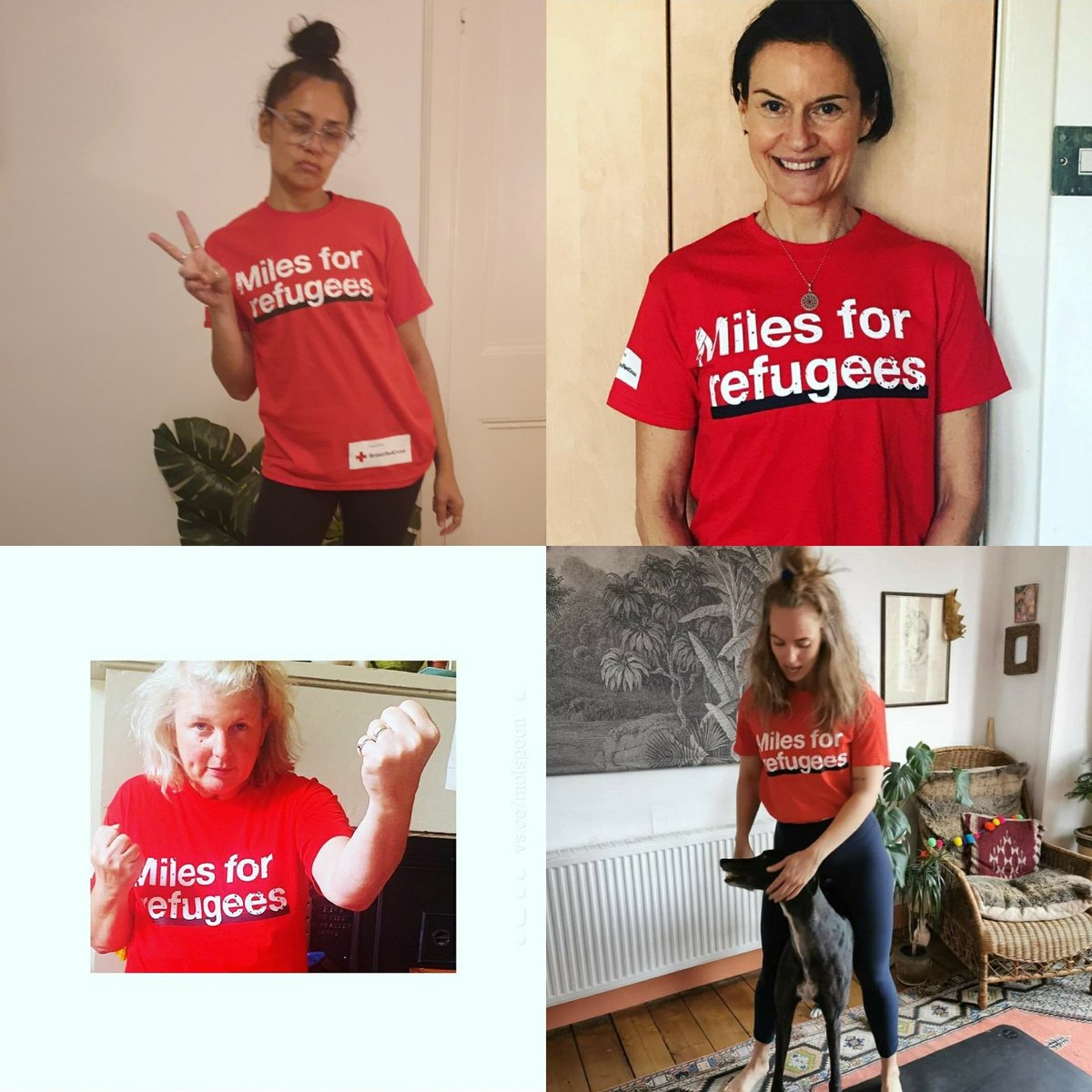 yogabeets's tweet photo. Looking super cool in our #MilesForRefugees t-shirts😎😂 Throughout September we are walking miles in support of @britishredcross and their Miles For Refugees challenge. 
https://t.co/548K80XkGd https://t.co/m7FlCh75tP