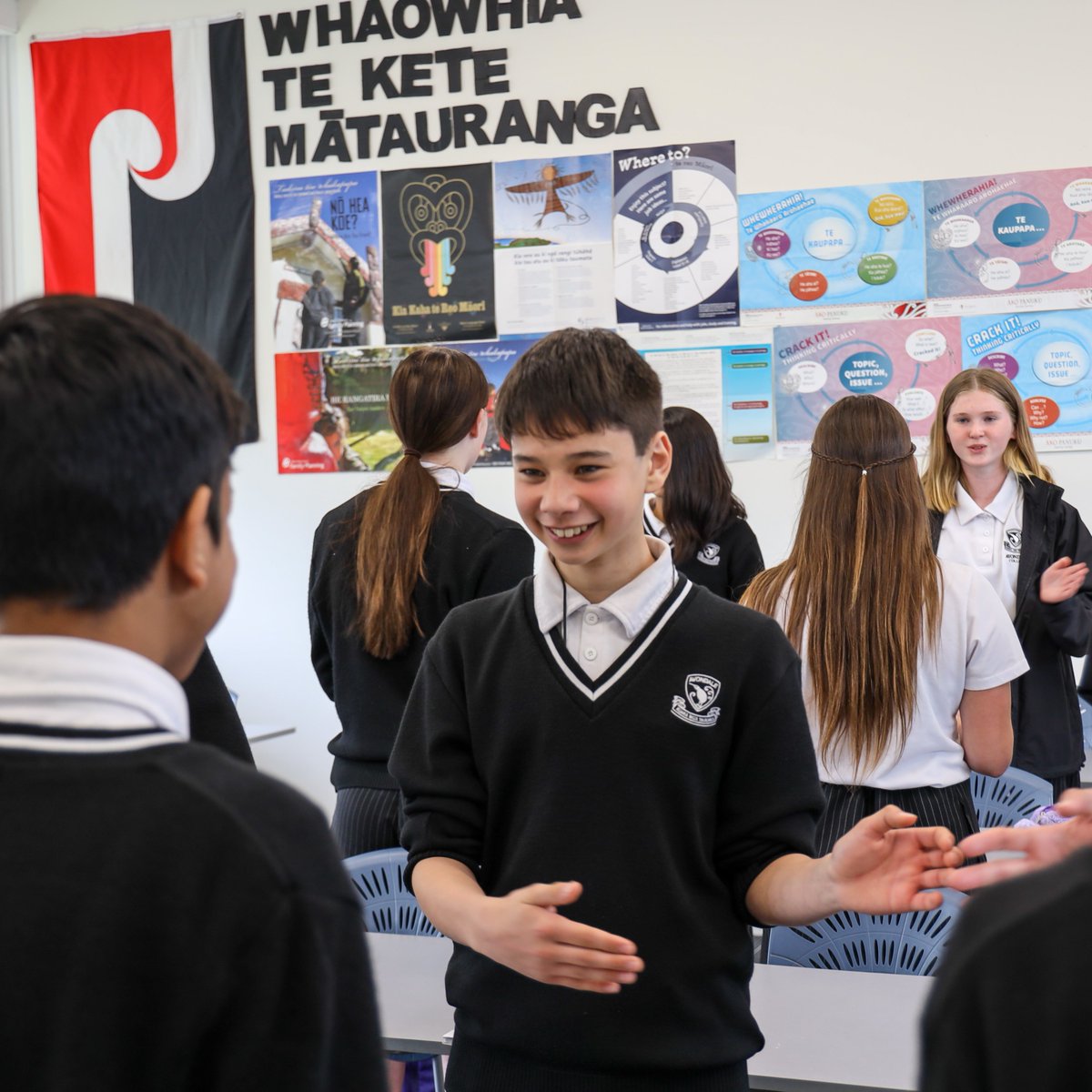 AvcolNZ's tweet photo. Nau mai haere mai ki Te Wiki o Te Reo Māori! Many Avondale College students and staff joined more than one million others throughout Aotearoa for the Māori Language Moment at 12pm yesterday. Kia Kaha te Reo Māori!
#reomaori #AvondaleCollege #Avcol #HEARTvalues @reomaori https://t.co/1v7Rn1utVT