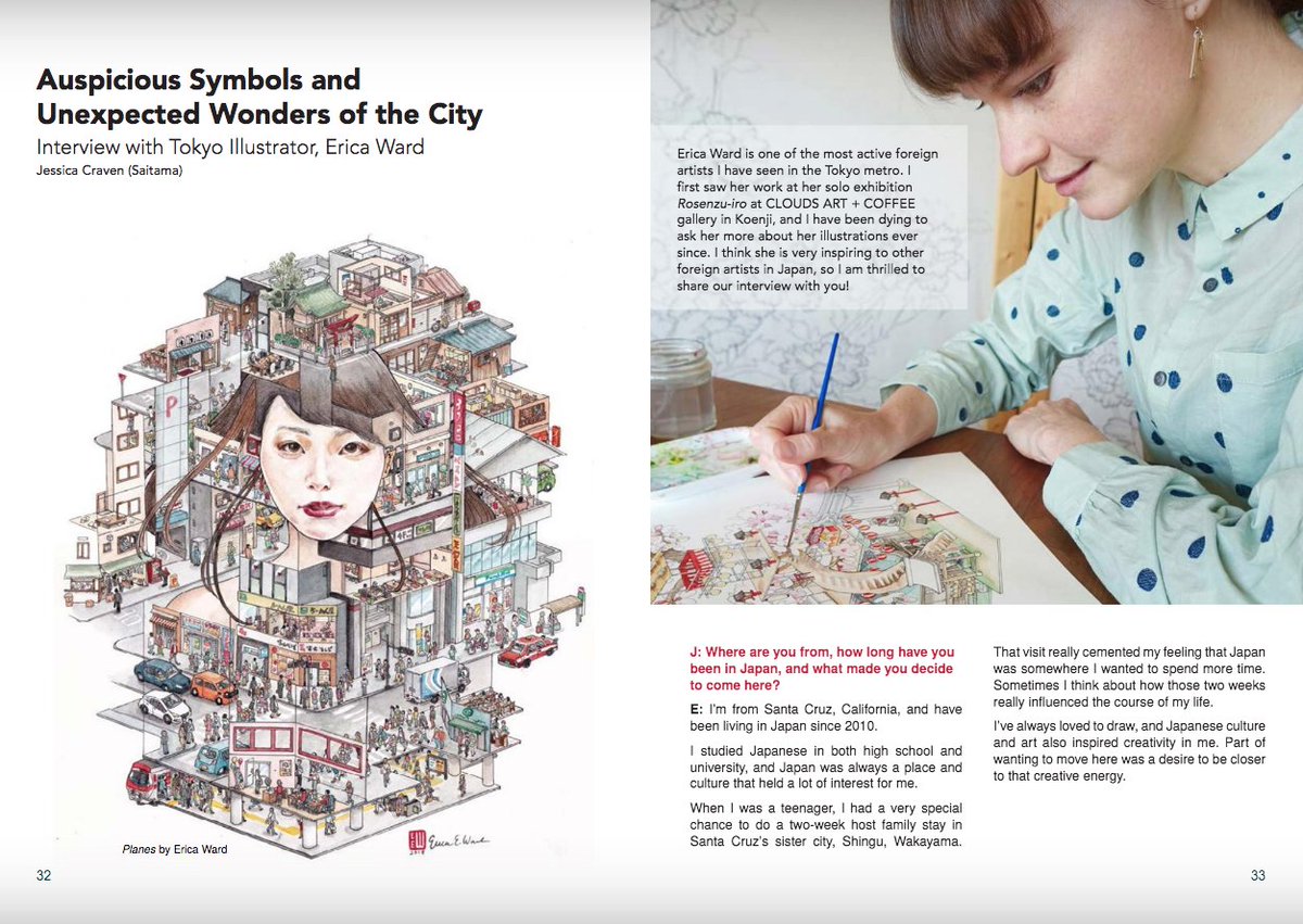ericaeward's tweet photo. Thank you to AJET Connect Magazine for featuring me in their September issue!
Check out my interview with arts writer Jessica Craven and Connect online here:
https://t.co/dlZ0Y1ta3z
#ericaward
#JETprogram https://t.co/dYiaIP5LZQ