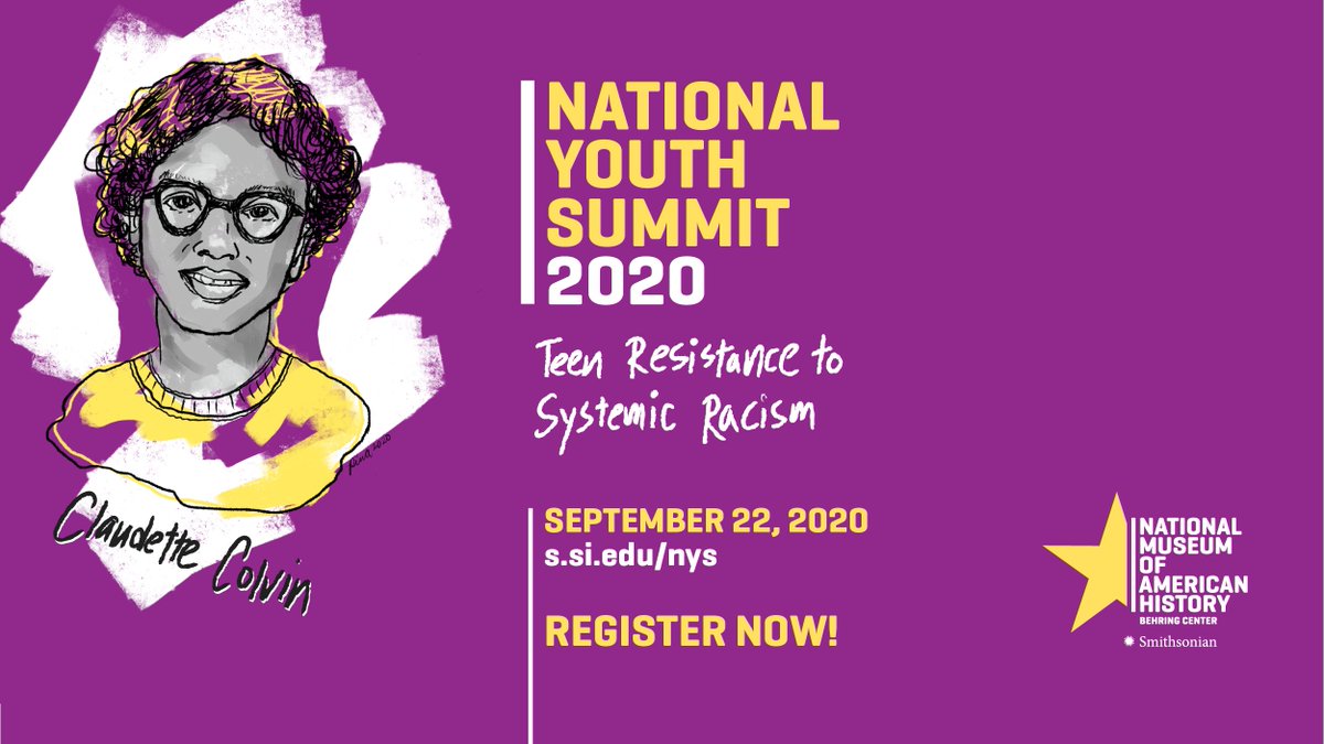 SmithsonianEdu's tweet photo. How can young Americans create a more just and equitable nation? In one week, teens nationwide will discuss the circumstances that make it urgent to challenge injustice. If you and your students can't participate live, you can still hold your own summit: https://t.co/z3xv05RvfH https://t.co/EDj0tvOOMk