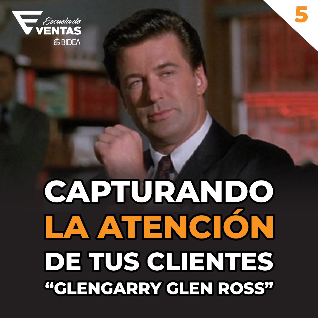 VentasBidea's tweet photo. Clínica de Venta Emocional 🤝#5: Capturando la Atención de tus Clientes | Análisis Glengarry Glen Ross 

https://t.co/Kau2o0Z7It

método AIDA y método ABC de Ventas.

 Suscríbete para más tips de valor vendedor en Escuela de Ventas BIDEA! #ventas https://t.co/NEzxJWsHrn