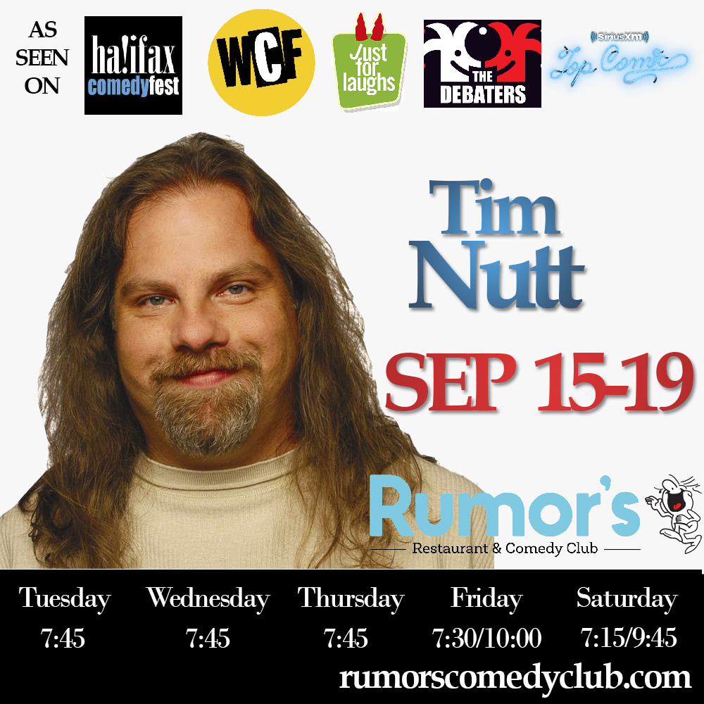RumorsComedy's tweet photo. Thrilled to welcome @Tim_Nutt_Comic back to the club for a week of shows! 
https://t.co/OIzriL3Zgz
#rumorscomedy #timnutt #Winnipeg #ywg #standupcomedy https://t.co/1DwgeQigjH