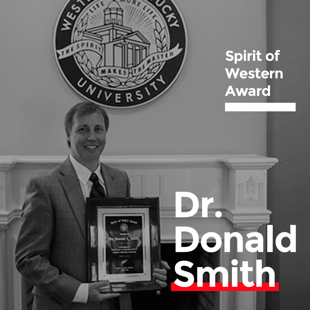 WKUCOMM's tweet photo. Today's #commspotlight is Dr. Donald Smith, recipient of the Spirit of Western Award this fall. Congratulations Dr. Smith! #SpiritofWesternAward #GoTops #COMMDept
https://t.co/gpkyir3QHH https://t.co/MkA1jXP14u