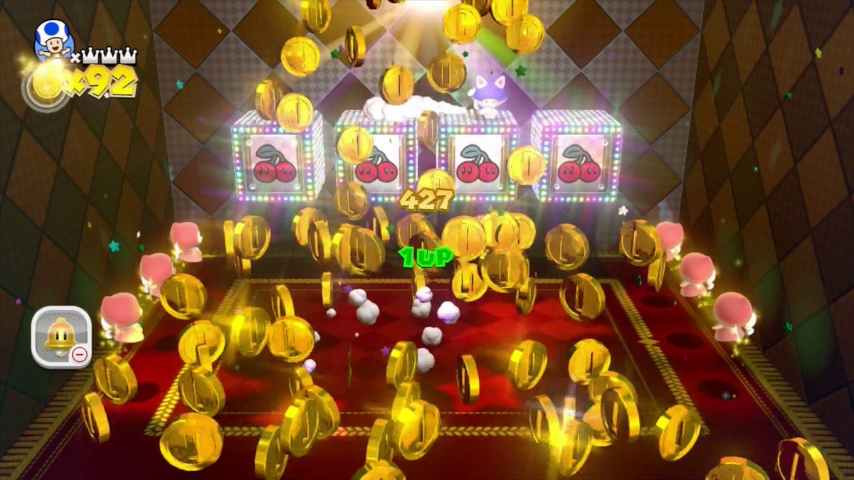 Super Mario 3D World (2013) We now obtained true HD coins and they're glorious. The shine, the texture, sooo cleannnn. Its just a beautiful coin man. Theres also many ways to collect them like slots and the coin express. But they truly get points for HD. 9/10.