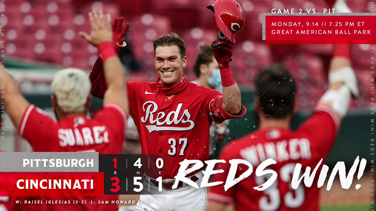 Reds's tweet photo. Rookie Tyler Stephenson comes through! ➡️ https://t.co/2gJ28bJ1St https://t.co/pAC2HvQJXf