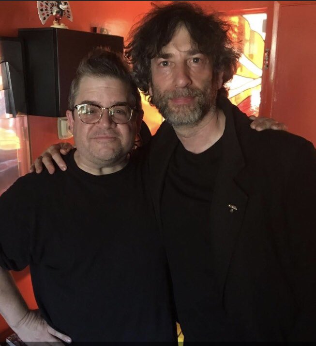 pattonoswalt's tweet image. Back in July of 2016 @neilhimself &amp;amp; I visited Harlan Ellison, to hang &amp;amp; drink coffee &amp;amp; get yelled at about stuff. Unca Harlan made a grim (but correct) prediction about the 2016 election. Posting this here to remind us not to make the same mistake.