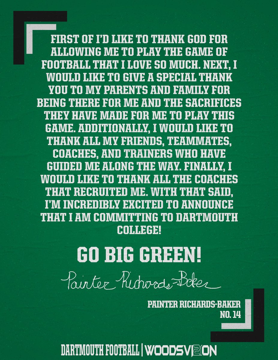 New Beginnings... Committed!!
#TheWoods
#WOODVI21ION