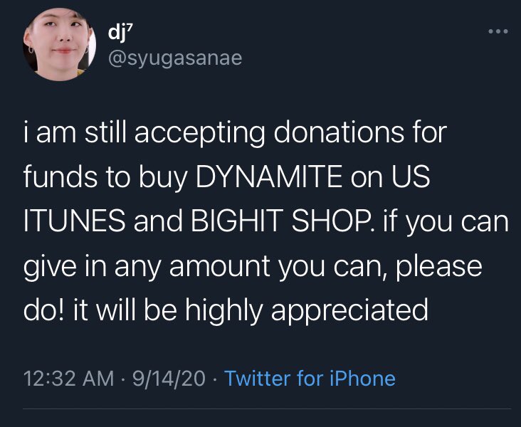 // EXPOSING SYUGASANAE Yall realize that some armys recently donated to @/syugasanae to help with funds and she just deactivated with all the money given to her? 