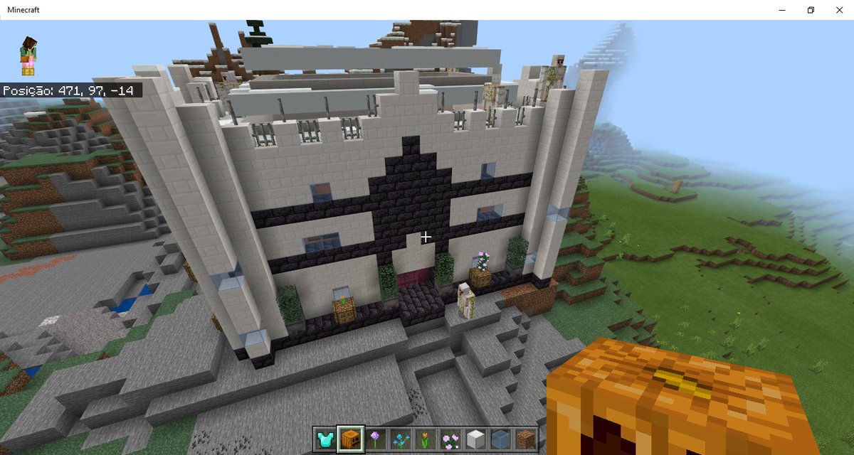 suehllyn's tweet photo. Olha só o casarão que eu fiz... rs
#minecraft
#jogos https://t.co/YqcwTVPsmr