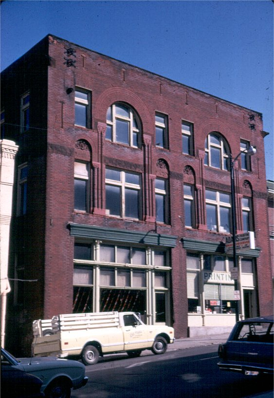 PS2. Covers keep on giving.... Here is a photo of the building to which the cover was addressed, 811 Edmond St., St. Joseph, which was demolished for urban renewal. The second photo shows the same area today. Since at least the 1890s, No. 811 was a home for local newspapers.