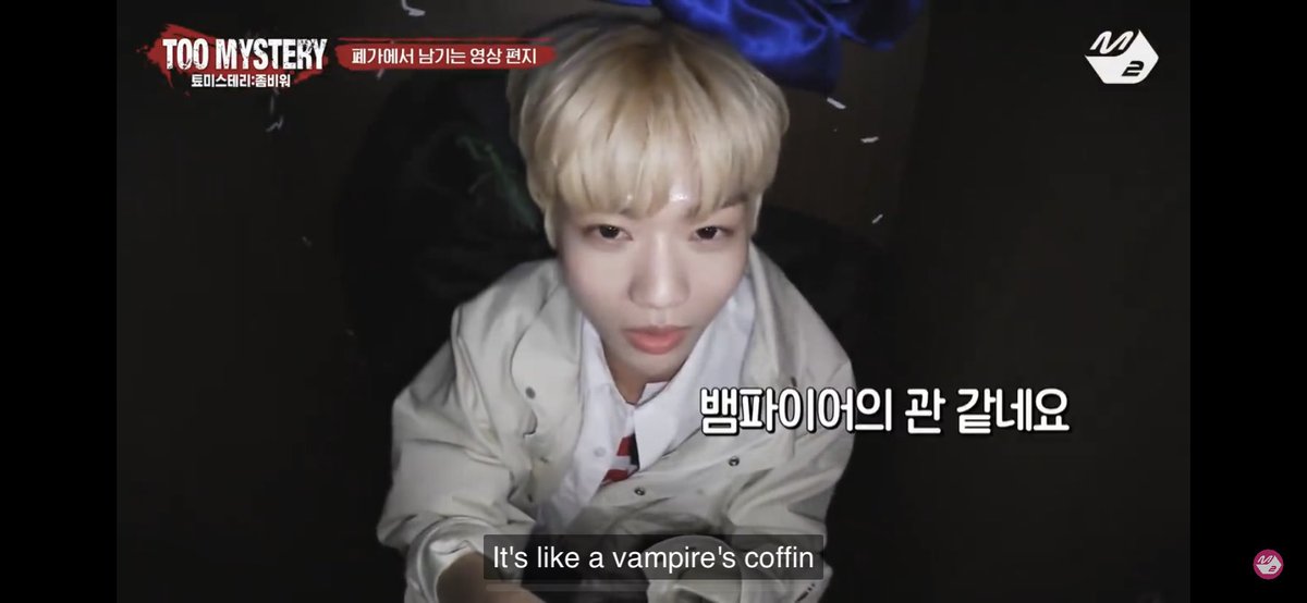 I’ve never identified more with a single human on the planet than Chihoon... falling asleep in the horror house coffin was as the kids say a big mood