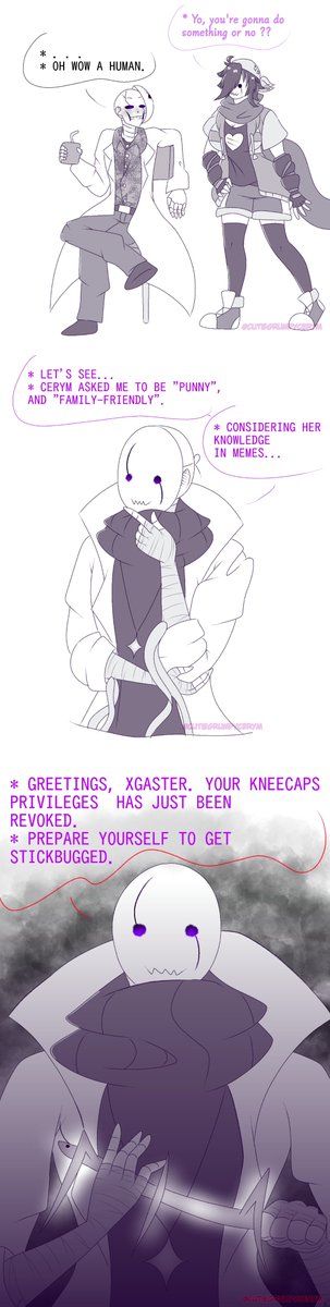 CuteGrumpyCerym's tweet photo. THE BOOMER STICKBUGGED XGASTER-
----------------
Corrupttale by me
Art by me
DON'T REPOST
#undertale #undertaleAU #corrupttale #cerym #cerym_awl #oc #corrupt_gaster #diaphtora #gaster #wdgaster #xgaster #epic_gaster #xtale #epictale #gastersquad #comic #myart #myoc https://t.co/dC69LIFHKH