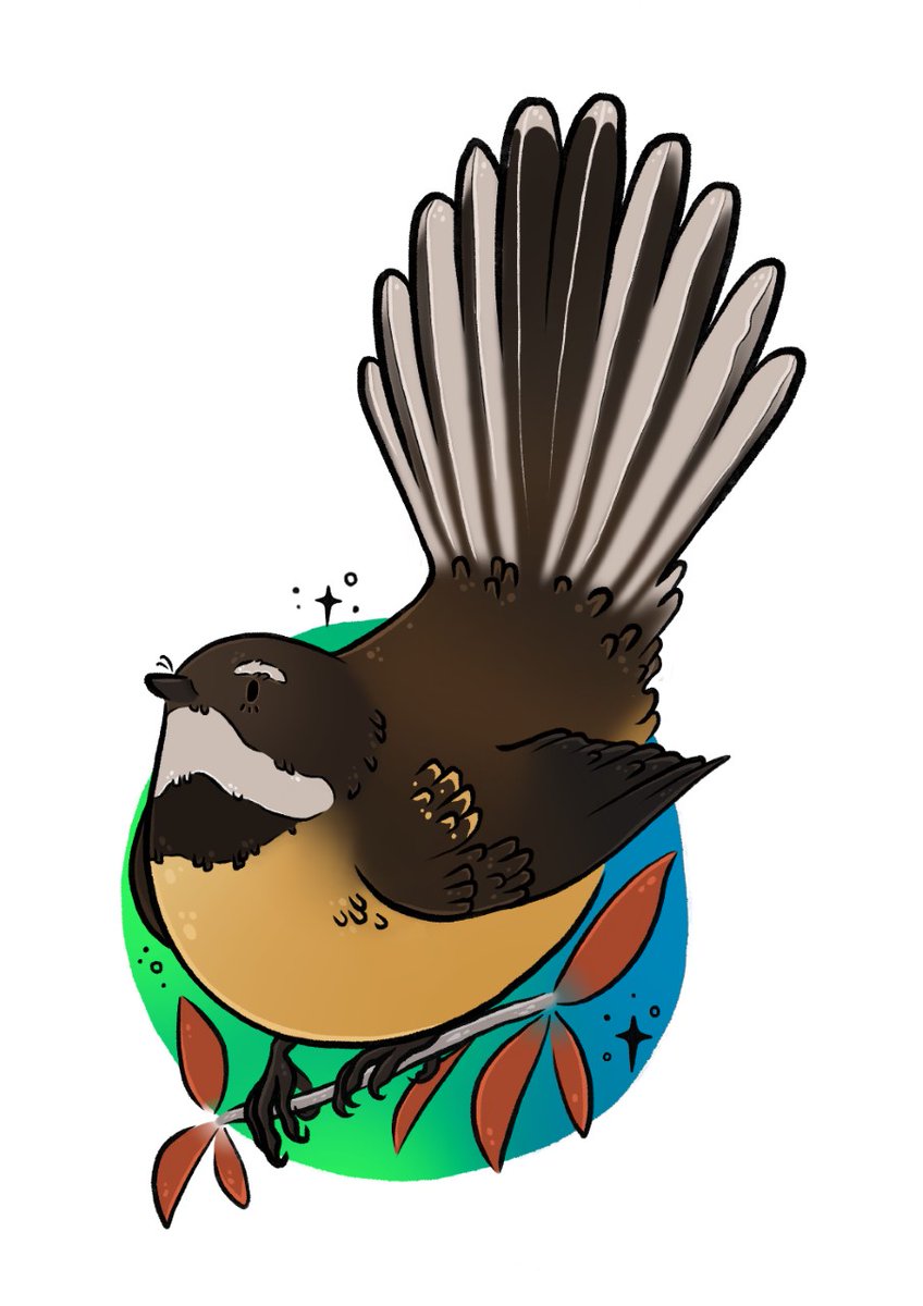 The Pīwakawaka or Fantail is often thought to represent the presence of death. They actually don't live very long themselves, the oldest recorded being 3 years old. They are still thankfully rather common, due to the fact they breed 2-5 times a year.