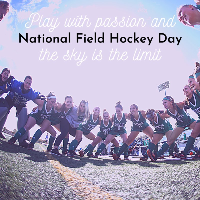 ROCKfieldhockey's tweet photo. Happy National Field Hockey Day💚 #rockfh https://t.co/bCPGZr4pF7