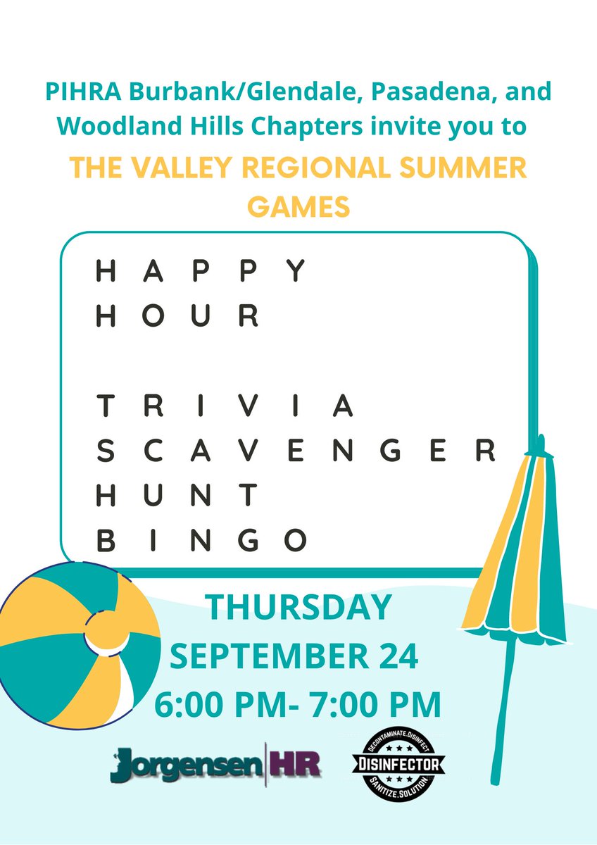 pihra9's tweet photo. Join us with @PIHRA Burbank/Glendale and Pasadena in your best tropical attire/zoom background for #happyhour and #HR games! 🏖🍹

https://t.co/1Uqisa47b8 https://t.co/GrkkJgoUCS