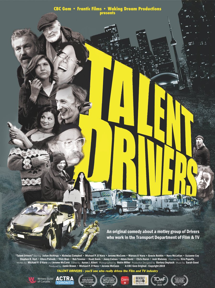 TalentDriversTV's tweet photo. TALENT DRIVERS (2019) is an Official Selection to The 2020 Palm Springs International Comedy Festival - Oct 11-18th in the category - Comedy TV Pilot . Our hunch to edit all four eps into a half hour pilot has paid off. #PSICF #psicomedyfest #comedyfestival #palmsprings https://t.co/4tbGrksq40