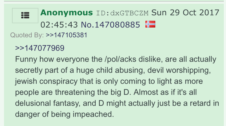 In fact, it's SO blatant that we see other anons commenting on it -- of course, there's the Norwegian anon we mentioned earlier...