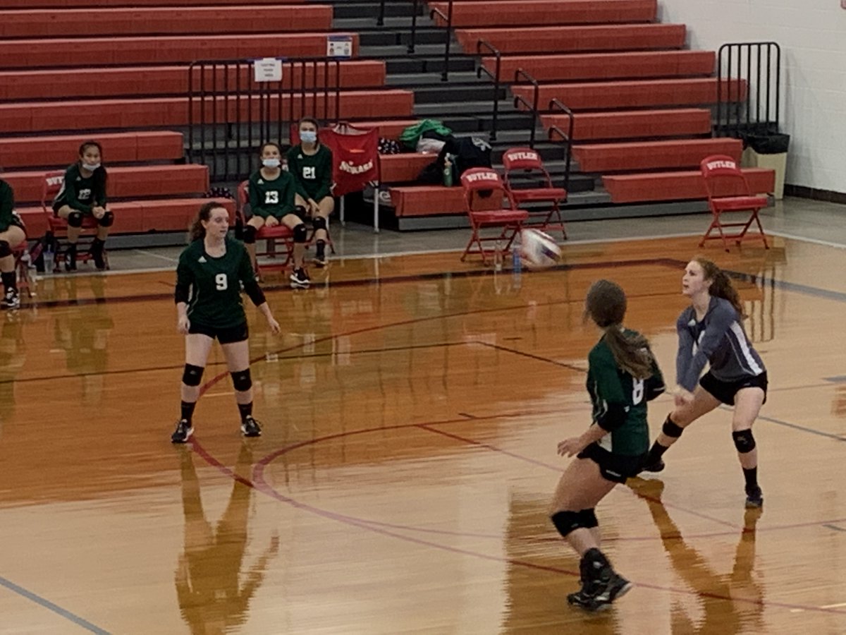 athletics_pcs's tweet image. It all starts with the pass! Portland Christian Lady Eagles invade the Butler Bears den. 
#PassSetKill #SoarEagles #PCSathletics