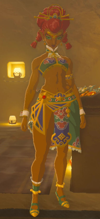 Why does Isha look so much more important compared to other Gerudo in town?