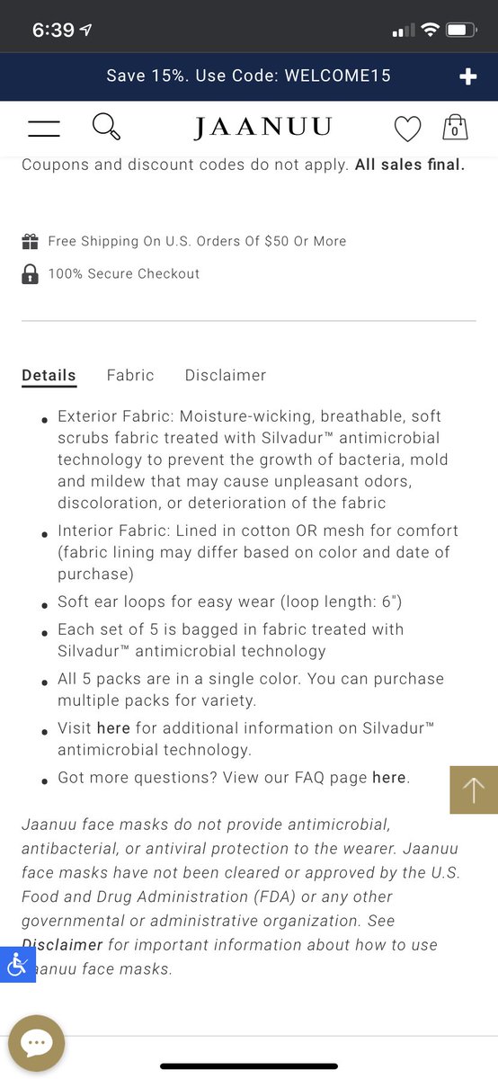 Sfeadberno's tweet photo. @JHWeissmann Jaanuu. They have packs of 5 for $25. Comfortable cloth masks and have a good fit. https://t.co/HgHgtMxHHW