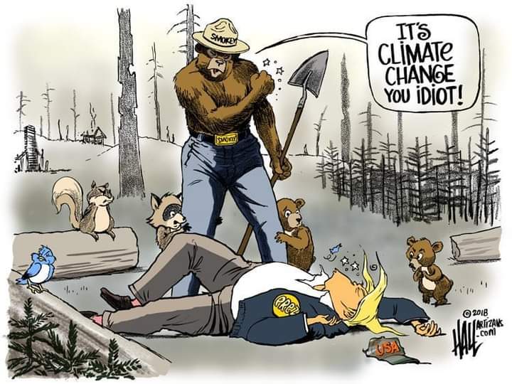 It's #ClimateChange you idiot.