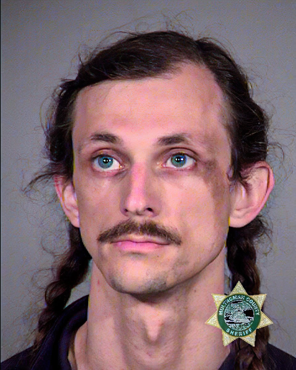 Update: Jesse Swordfisk, formerly known as Jesse Martin Fisker, 30, was arrested at a violent downtown Portland  #antifa protest on 7 June. Rioters tried to cut open the fence protecting Justice Center & threw explosives. He was quickly released & all his charges were dropped.