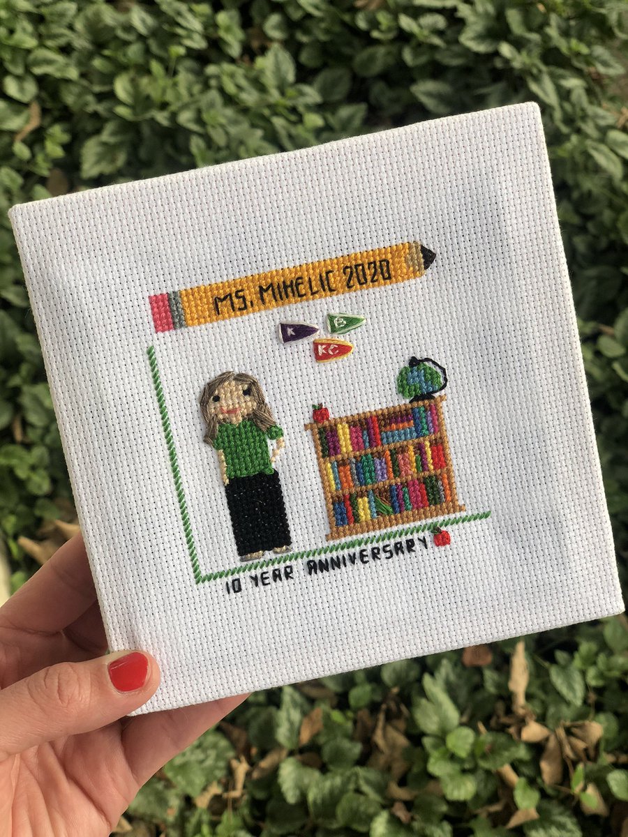 missmihelic's tweet photo. Happy surprise mail is the best! I am blessed with the best when it comes to family. This handmade piece will forever be special to me @WVUCate ! ❤️📬 https://t.co/ZHJzTbG7qV