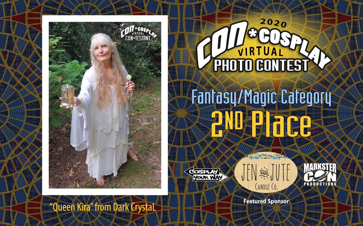 Cosplay_YourWay's tweet photo. COSPLAY PHOTO CON with @Cosplay_YourWay and @MarksterCon 

#CONGRATS to our #winners in the #FANTASY #MAGIC category sponsored by Jen &amp; Jute 

#cosplay #cosplaycontest #cosplayyourway #markstercon #wecosplay #photocontest #artofcosplay #cosplayfun #cosplayers #hairofthedragon https://t.co/Ev8lX1yecD