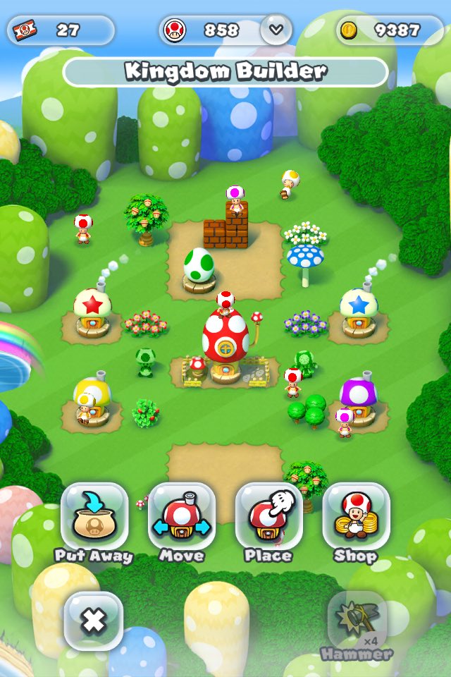 Super Mario Run (2016) You can now spend coins on items to decorate your small Mushroom Kingdom, and this game throws a lot at you if your playing modes like Remix 10 or Toad Rally. A mobile game has better use of coins than the console games. And its mainline. 8/10.